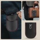 Tech-Protect KLR100 RFID Blokkoló Autós Kulcstartó - Fekete-Piros