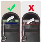Tech-Protect KLR100 RFID Blokkoló Autós Kulcstartó - Fekete-Piros