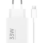 Xiaomi Hálózati Töltő 33W - USB-A + USB A-C Kábel - Fehér