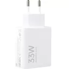 Xiaomi Hálózati Töltő 33W - USB-A + USB A-C Kábel - Fehér