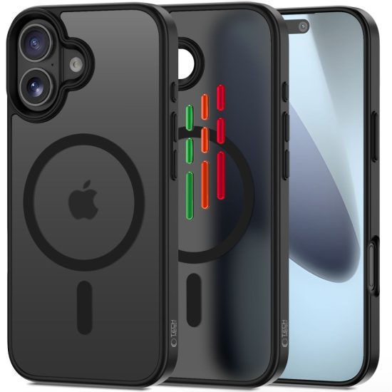 iPhone 17 Tok - Tech-Protect MagMat XT 4-Set Magsafe - Matt Fekete