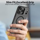 iPhone 17 Pro Max Tok - Tech-Protect MagStand MagSafe - Matt-Fekete