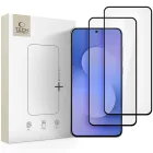 Samsung Galaxy S25 FE Kijelzővédő Üvegfólia - Tech-Protect Glass Fit+ x 2 db - Fekete