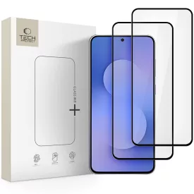   Samsung Galaxy S25 FE Kijelzővédő Üvegfólia - Tech-Protect Glass Fit+ x 2 db - Fekete