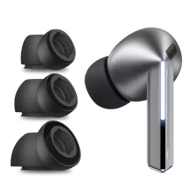   Tech-Protect Samsung Galaxy Buds 3 Pro Fülhallgató Gumiharang Készlet S / M / L - Fekete