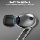 Tech-Protect Samsung Galaxy Buds 3 Pro Fülhallgató Gumiharang Készlet S / M / L - Fekete