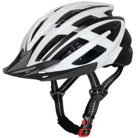   Wozinsky MTB Kerékpáros Sisak - M - Hátsó Lámpával - Fekete-Fehér