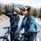 Wozinsky MTB Kerékpáros Sisak - M - Hátsó Lámpával - Fekete-Fehér