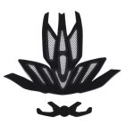 Wozinsky MTB Kerékpáros Sisak - M - Hátsó Lámpával - Fekete