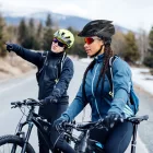 Wozinsky MTB Kerékpáros Sisak - M - Hátsó Lámpával - Fekete