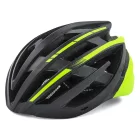 Wozinsky MTB Kerékpáros Sisak - M - Hátsó Lámpával - Fekete-Sárga
