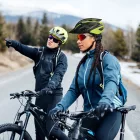 Wozinsky MTB Kerékpáros Sisak - M - Hátsó Lámpával - Fekete-Sárga