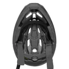 Wozinsky Full Face Kerékpáros Sisak - Levehető napellenzővel - 57-59cm - Fekete