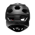 Wozinsky Full Face Kerékpáros Sisak - Levehető napellenzővel - 57-59cm - Fekete
