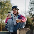 Wozinsky Gyerek BMX/Scooter Sisak - S - Fekete