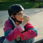 Wozinsky Gyerek BMX/Scooter Sisak - S - Fekete