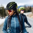 Wozinsky MTB Kerékpáros Sisak - L - Hátsó Lámpával - Fekete-Sárga