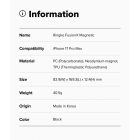 iPhone 17 Pro Max Tok - Ringke Fusion X Magnetic - Fekete