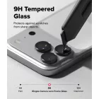 iPhone 17 Pro / 17 Pro Max Lencsevédő - Ringke Camera Lens Frame Glass x 2 db - Fekete