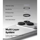 iPhone 17 Pro / 17 Pro Max Lencsevédő - Ringke Camera Lens Frame Glass x 2 db - Fekete