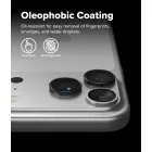 iPhone 17 Pro / 17 Pro Max Lencsevédő - Ringke Camera Lens Frame Glass x 2 db - Fekete
