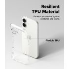 iPhone 17 Tok - Ringke Air - Átlátszó-Csillogó