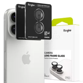  iPhone 17 Lencsevédő - Ringke Camera Lens Frame Glass x 2 db - Fekete