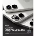 iPhone 17 Lencsevédő - Ringke Camera Lens Frame Glass x 2 db - Fekete
