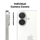 iPhone 17 Lencsevédő - Ringke Camera Lens Frame Glass x 2 db - Fekete