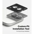 iPhone 17 Lencsevédő - Ringke Camera Lens Frame Glass x 2 db - Fekete