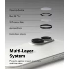 iPhone 17 Lencsevédő - Ringke Camera Lens Frame Glass x 2 db - Fekete