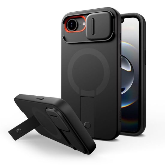 iPhone 16e Tok - Tech-Protect Kevlar Aura MagSafe - Fekete