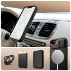 iPhone 16e / 17e Tok - Tech-Protect Kevlar Aura MagSafe - Fekete