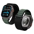 Apple Watch 44 / 45 / 46 / 49 mm Szíj - Spigen WBF1 - Fekete-Zöld