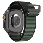 Apple Watch 44 / 45 / 46 / 49 mm Szíj - Spigen WBF1 - Fekete-Zöld