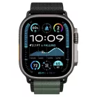 Apple Watch 44 / 45 / 46 / 49 mm Szíj - Spigen WBF1 - Fekete-Zöld
