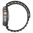 Apple Watch 44 / 45 / 46 / 49 mm Szíj - Spigen WBF1 - Fekete-Zöld