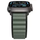 Apple Watch 44 / 45 / 46 / 49 mm Szíj - Spigen WBF1 - Fekete-Zöld