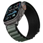 Apple Watch 44 / 45 / 46 / 49 mm Szíj - Spigen WBF1 - Fekete-Zöld
