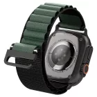 Apple Watch 44 / 45 / 46 / 49 mm Szíj - Spigen WBF1 - Fekete-Zöld