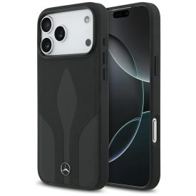 iPhone 17 Pro Max Tok - Mercedes Leather The Move MagSafe - Fekete   iPhone 17 Pro Max Tok - Mercedes Leather The Move MagSafe - Fekete