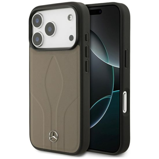 iPhone 17 Pro Tok - Mercedes Leather The Move MagSafe - Bézs