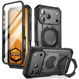 iPhone 17 Pro Tok - Supcase UB Grip Pro MagSafe - Fekete iPhone 17 Pro Tok - Supcase UB Grip Pro MagSafe - Fekete