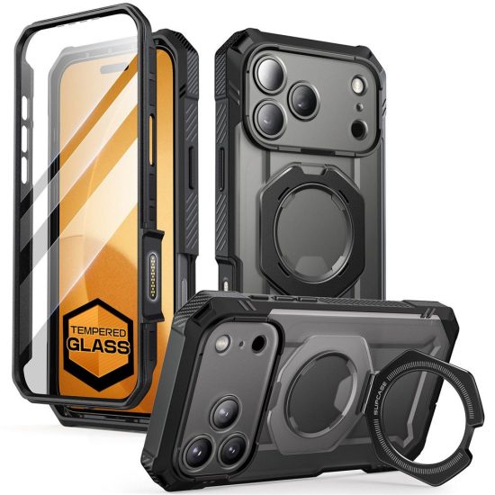 iPhone 17 Pro Tok - Supcase UB Grip Pro MagSafe - Fekete