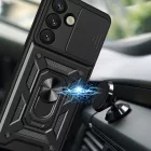 Sasung Galaxy S26 Tok - Hybrid Armor Camshield - Fekete