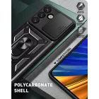 Sasung Galaxy S26 Tok - Hybrid Armor Camshield - Fekete