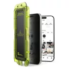 iPhone 17 Kijelzővédő Üvegfólia - Ringke Easy Slide Privacy x 2 db
