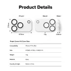 iPhone 17 Pro Max Kameravédő - Ringke Camera Full Cover - Fekete x 2 db