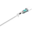Dudao USB-A - USB-C L4T Kábel - 1m 5A - Fehér