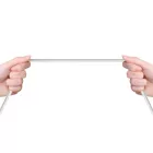 Dudao USB-A - USB-C L4T Kábel - 1m 5A - Fehér
